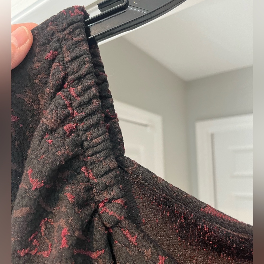 Free People Black and Red Mini Dress - Picture 6 of 8